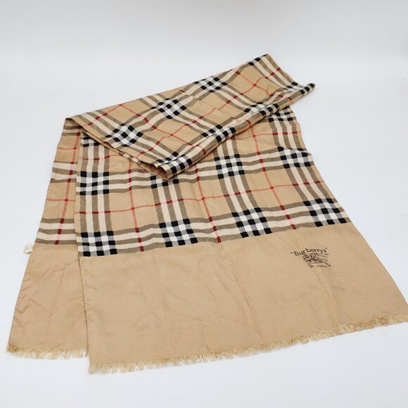 Burberry Vintage Silk Classic Scarf 20-110325 - Picture 2 of 8
